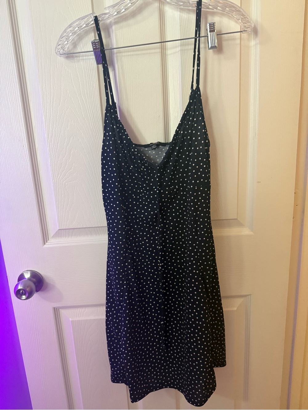 Black Polka Dot Slip Dress - Stylish Women's Summer Dress